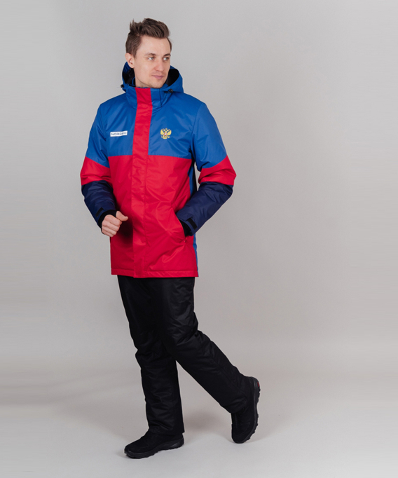 Утепленная куртка Nordski Casual True Blue/Red