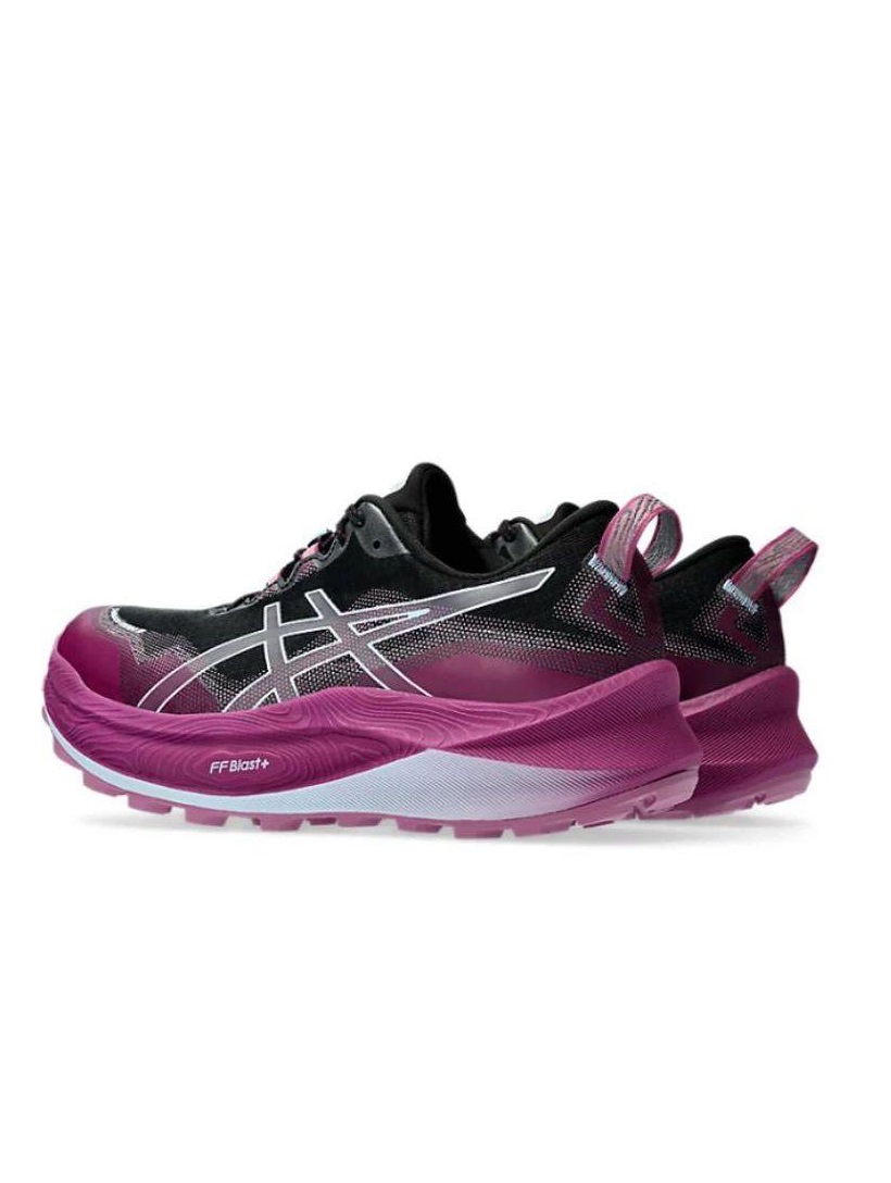 Беговые кроссовки женские Asics Trabuco Max 3 (Black/Light Blue)