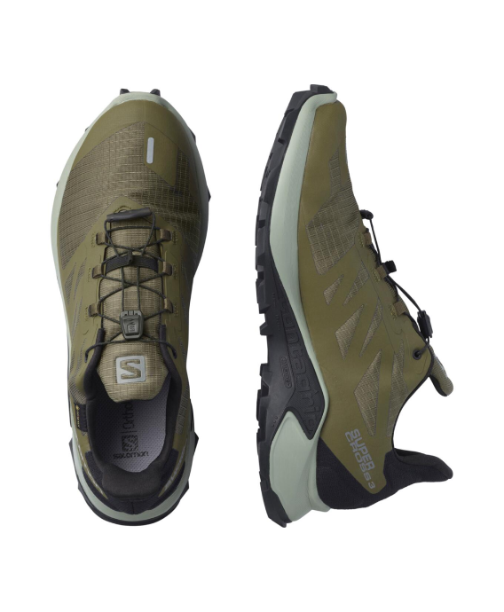 Кроссовки мужские Salomon SUPERCROSS 3 GTX OlvNig/Wrough