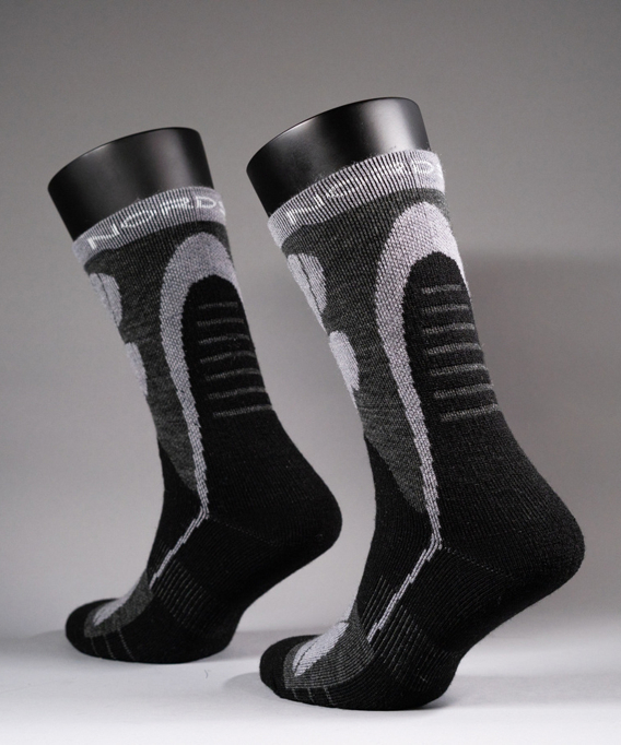 Носки Nordski Wool Black/Grey