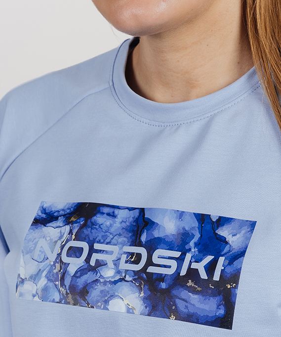Свитшот Nordski Simple Logo Sky W