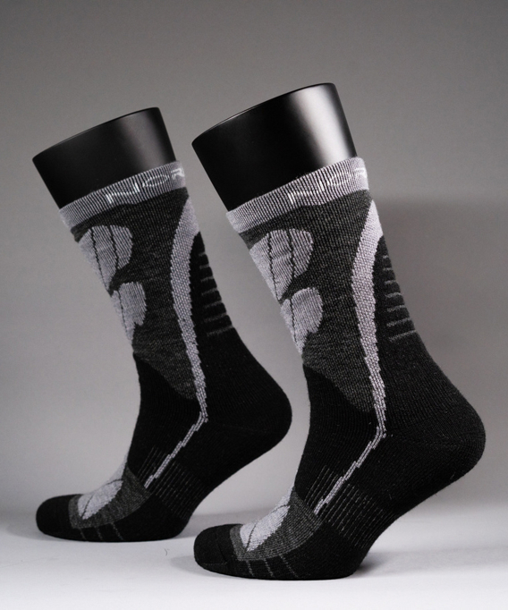Носки Nordski Wool Black/Grey