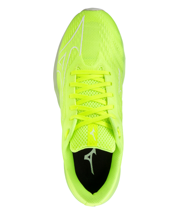 Кроссовки мужские Mizuno Wave Shadow 5 (Neon Lime/White/Light Purplish-Blue)