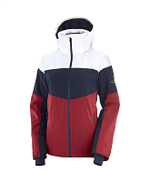Куртка Salomon SLALOM JKT W White/NIGHT SKY/Pome