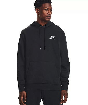 Толстовка мужская Under Armour UA Essential Fleece Hoodie-BLK