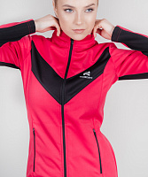 Разминочная куртка Nordski Base Pink/Black W
