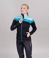 Разминочная куртка Nordski Drive Black/Mint W