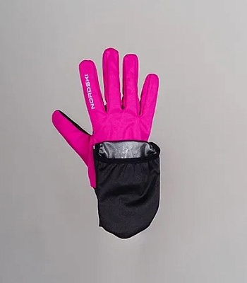 Варежки-перчатки Nordski Pro Black/Fuchsia