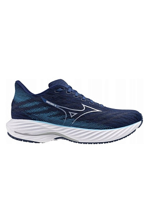 Кроссовки Mizuno Wave Rider 28 (Estate Blue/White/River Blue)