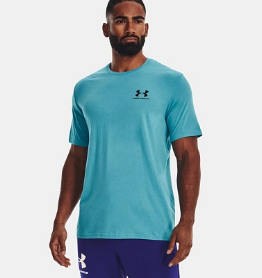 Футболка мужская Under Armour UA SPORTSTYLE LC SS-BLU