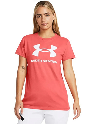 Футболка женская Under Armour UA W SPORTSTYLE LOGO SS-PNK