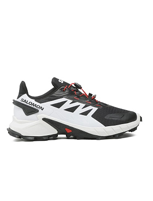 Кроссовки мужские Salomon SUPERCROSS 4 Black/White/Fiery Red