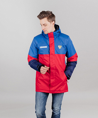 Утепленная куртка Nordski Casual True Blue/Red