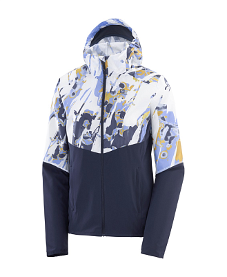 Куртка Salomon AGILE FZ HOODIE W NIGHT SKY