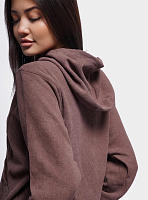 Толстовка женская на молнии ANTA TRN Coffee Yarn (brown)
