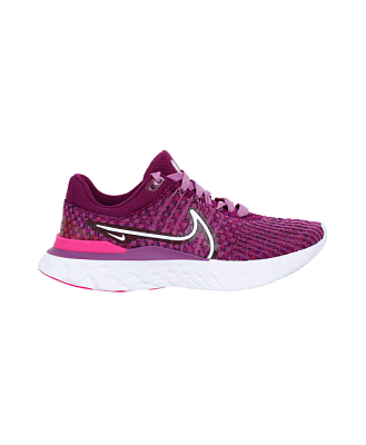 Беговые кроссовки женские Nike React Infinity Run Fk 3 W Light Bordeaux/White