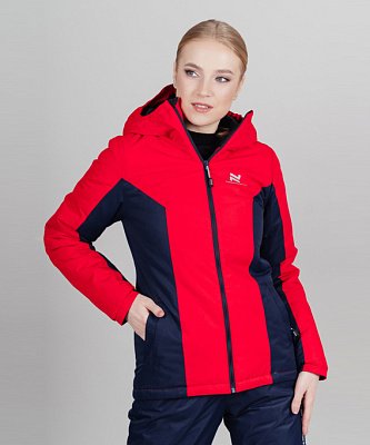 Утепленная куртка Nordski Base Red/Black Iris W