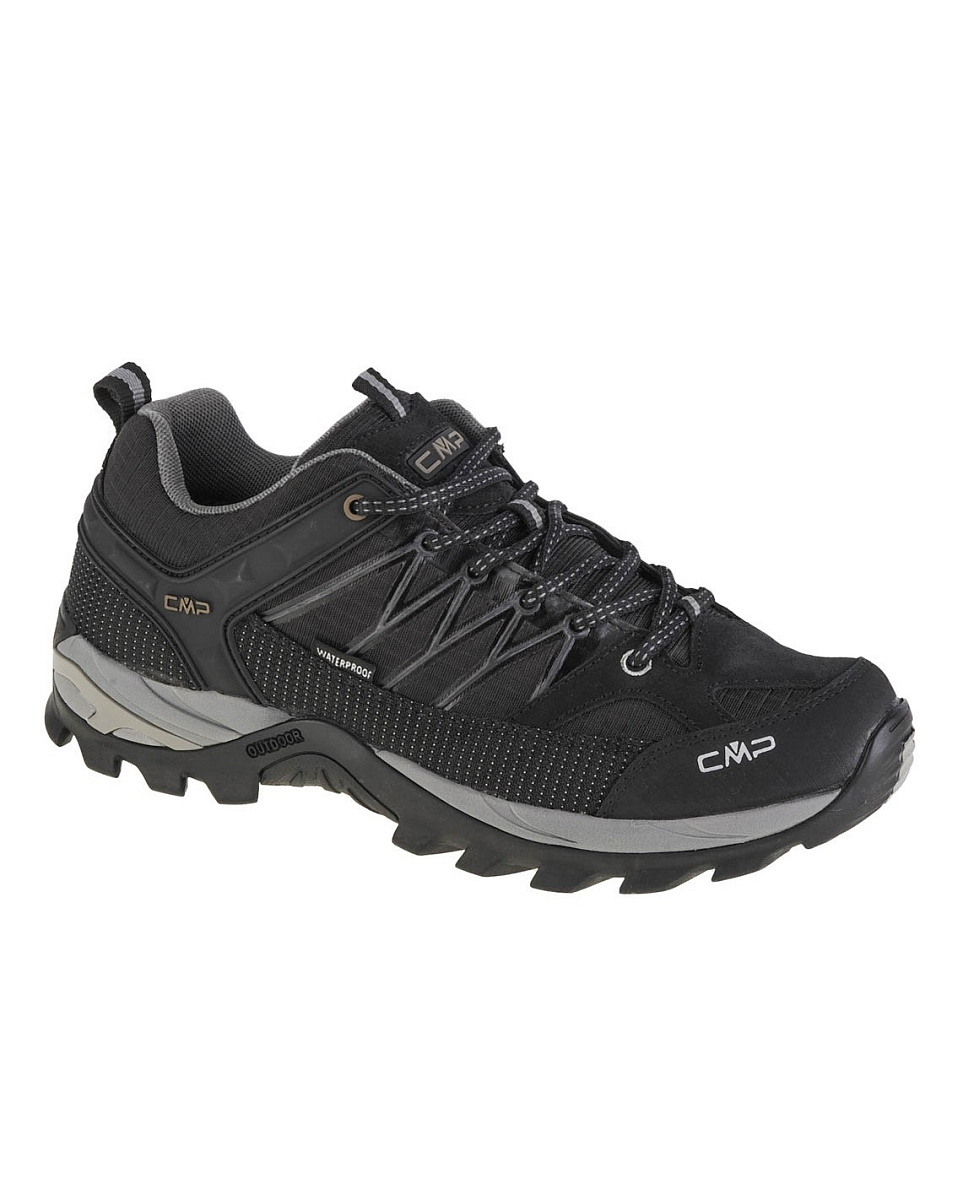 Полуботинки мужские RIGEL LOW TREKKING SHOE WP CMP Basic Black