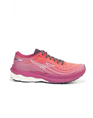 Кроссовки женские Mizuno WAVE SKYRISE 5 W Mineral Red/White Sand/Violet