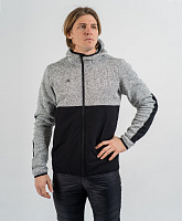 Кофта мужская Noname FLEECE JACKET UX 24 GREY MELANGE