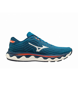 Кроссовки мужские Mizuno Wave Horizon 6 (Dark Blue/White/Red)