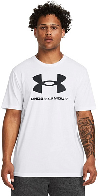 Футболка мужская Under Armour UA SPORTSTYLE LOGO UPDATE SS-WHT