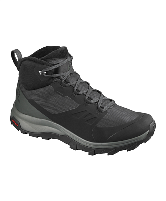 Ботинки мужские Salomon OUTsnap CSWP Black/Urban Chic/Bl