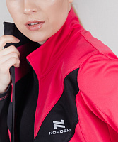 Разминочная куртка Nordski Base Pink/Black W