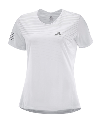 Футболка Salomon SENSE TEE W White/Lunar R