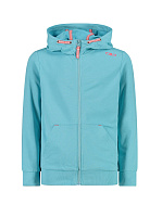 Толстовка детская KID G JACKET FIX HOOD CMP Basic Turquoise