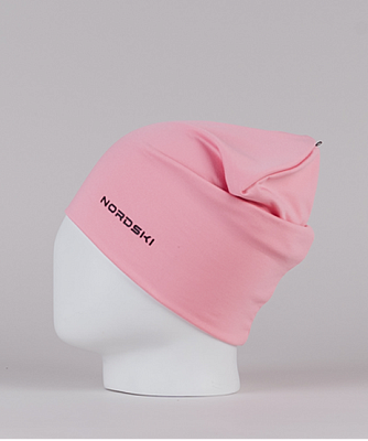 Тренировочная шапка Nordski Train Long Candy Pink
