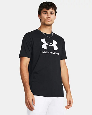 Футболка мужская Under Armour UA SPORTSTYLE LOGO UPDATE SS-BLK