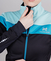 Разминочная куртка Nordski Drive Black/Mint W