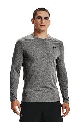 Лонгслив Мужской Under Armour UA CG Armour Fitted Crew-GRY