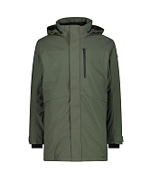 Куртка MAN PARKA SNAPS HOOD CMP OIL GREEN (Зеленый)